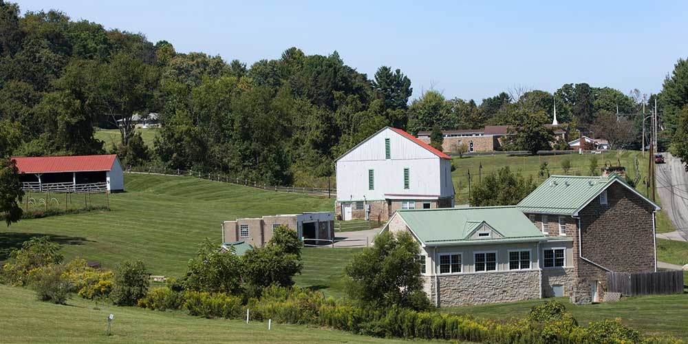 The SAI Farm at Cal U offers a biological perserve, greenhouse and wetland.