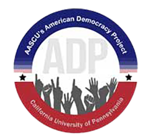 American Democracy Project at PennWest California logo.