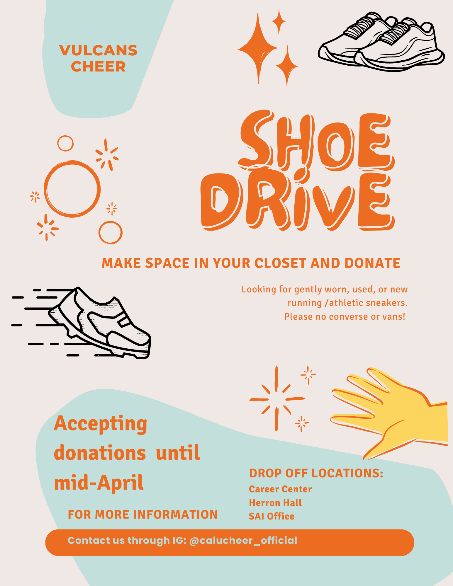 Shoe Drive flyer
